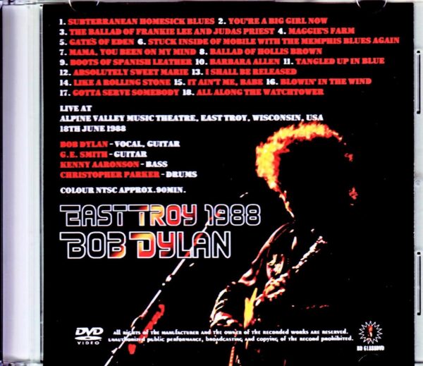 Bob Dylan/WI, USA 1988 - Image 2