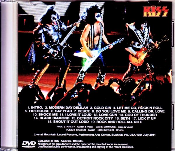 Kiss/UK 2008 Multi Cam - Image 2