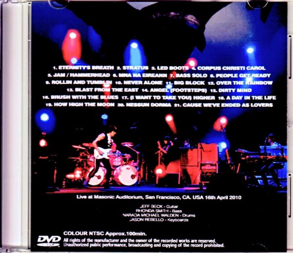 Jeff Beck/CA,USA 2010 - Image 2