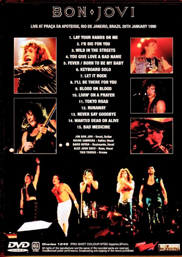 Bon Jovi/Brazil 1990 - Image 2