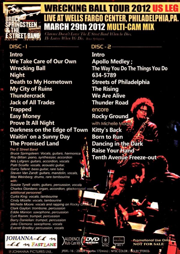 Bruce Springsteen/PA,USA 3.29.2012 - Image 2