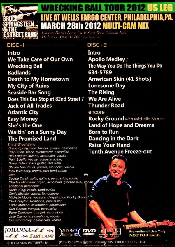 Bruce Springsteen/PA,USA 3.28.2012 - Image 2