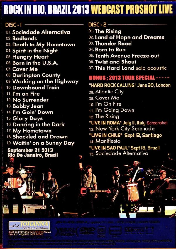 Bruce Springsteen/Live Video Collection 2013 - Image 2