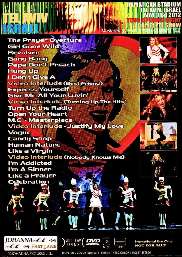 Madonna/Israel Performance 2012 Complete Edition Multi-Cam 2Shots - Image 2