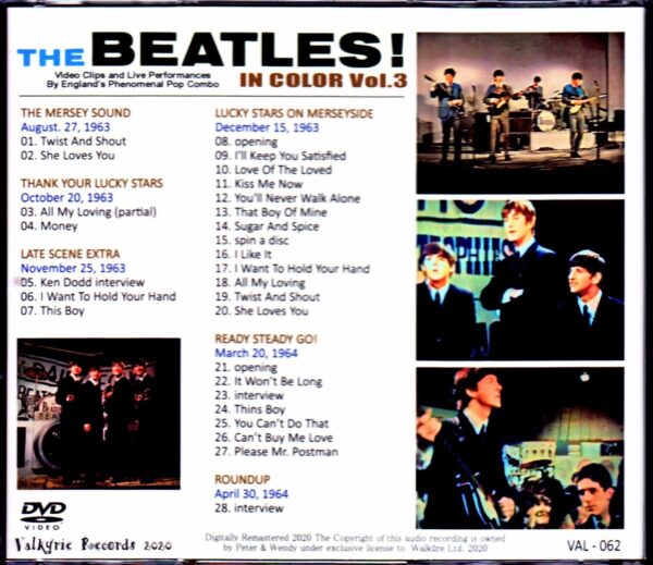 Beatles/Video Clips and Live Performances Vol.3 - Image 2