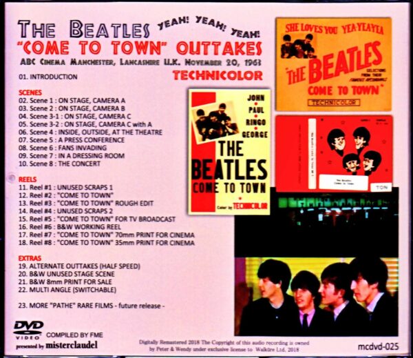 Beatles/UK 1963 Multi Angle Cameras, Documentary & Other - Image 2