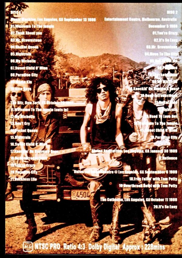 Guns N' Roses/Early video collection 1986-1989 - Image 2