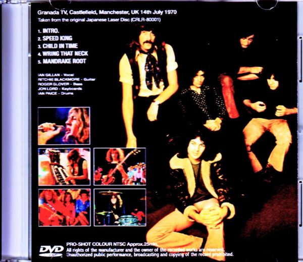 Deep Purple/“IN ROCK” Hard Rock Revolution Doing Their Thing Japanese Laser Disc Edition - Image 2