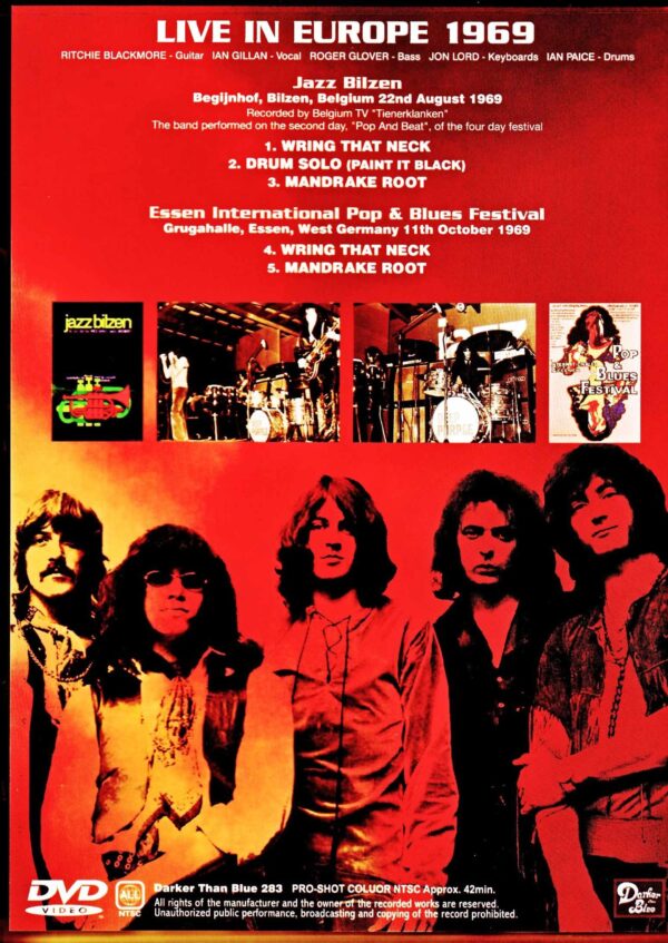 Deep Purple/"IN ROCK" Eve of the Revolution Belgium 1969 & more Color version - Image 2