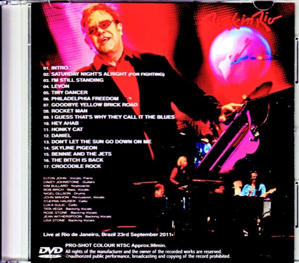 Elton John/Brazil 9.23.2011 - Image 2