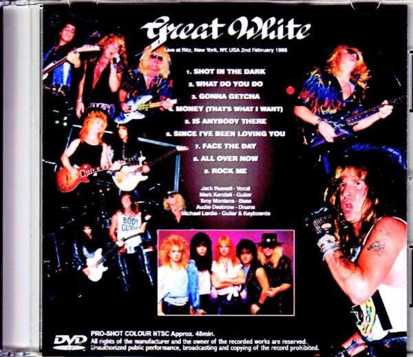 Great White/NY, USA 1988 - Image 2