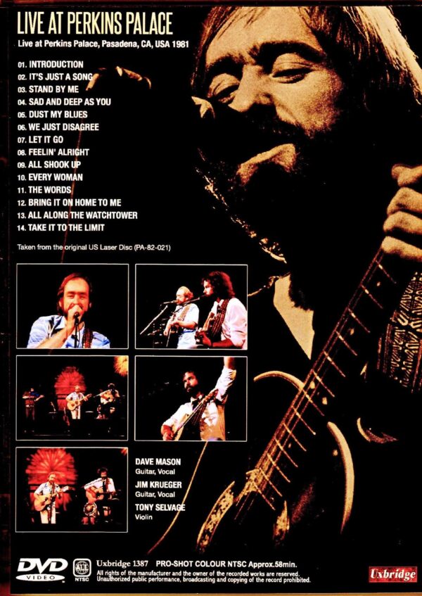 Dave Mason/CA,USA 1981 Original US Laser Disc Edition - Image 2