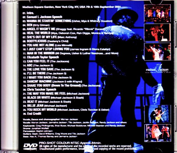 Michael Jackson/Solo Career 30th Anniversary NY,USA 2001 Japanese Broadcast Edition - Image 2