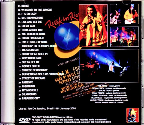Guns N' Roses/Brazil 2001 - Image 2