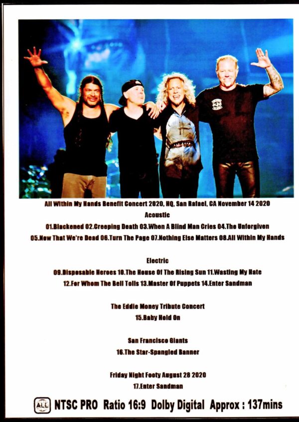 Metallica/Charity live during the self-restraint period 2020 - Image 2