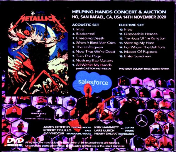 Metallica/Home/Studio/No audience video collection 2020 - Image 2