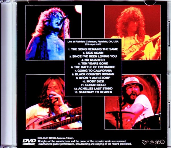 Led Zeppelin/OH,USA 1977 8mm Film Synched with SBD - Image 2