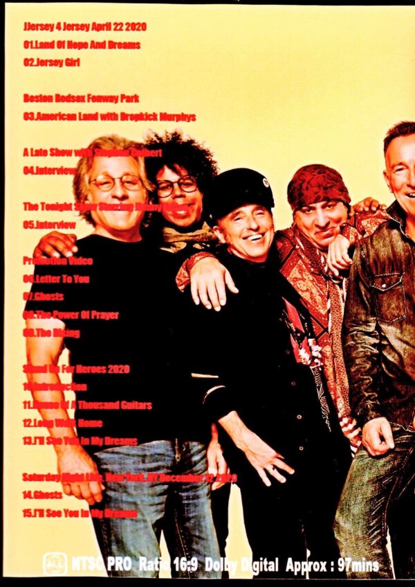 Bruce Springsteen/Video collection during self-restraint 2020, etc. - Image 2