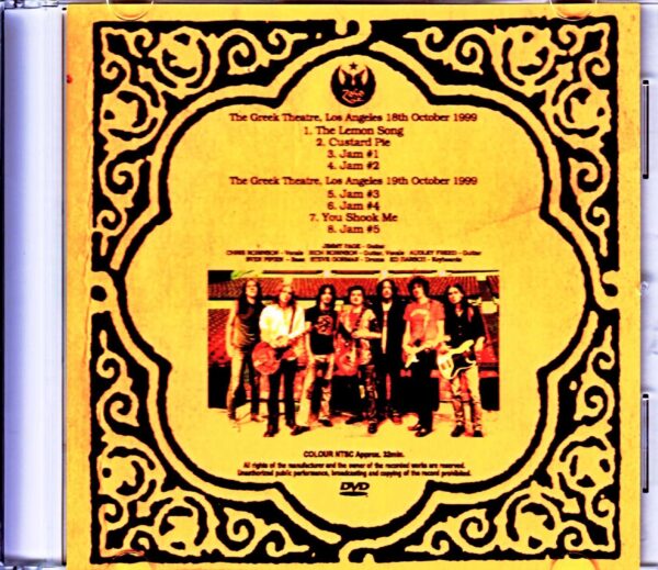 Jimmy Page,Black Crowes/CA,USA 1999 2Days Soundcheck - Image 2