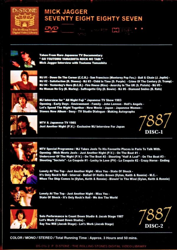 Mick Jagger/Historical Solo Activities Solo Compilation 1978-1987 - Image 2