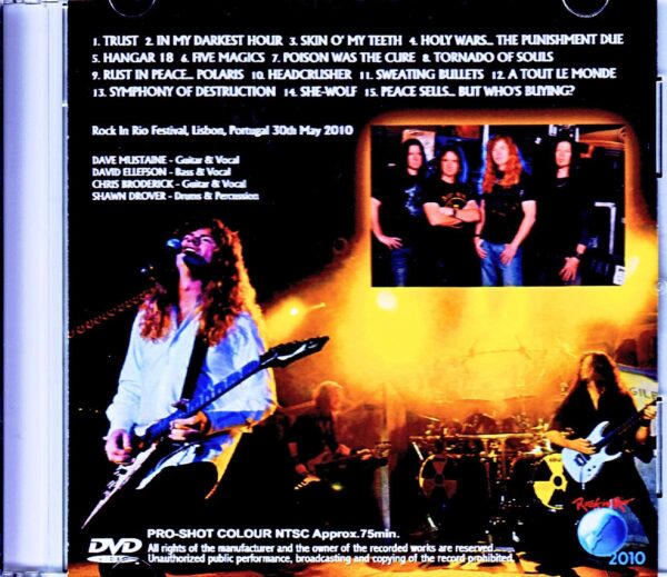Megadeth/Portugal 2010 - Image 2