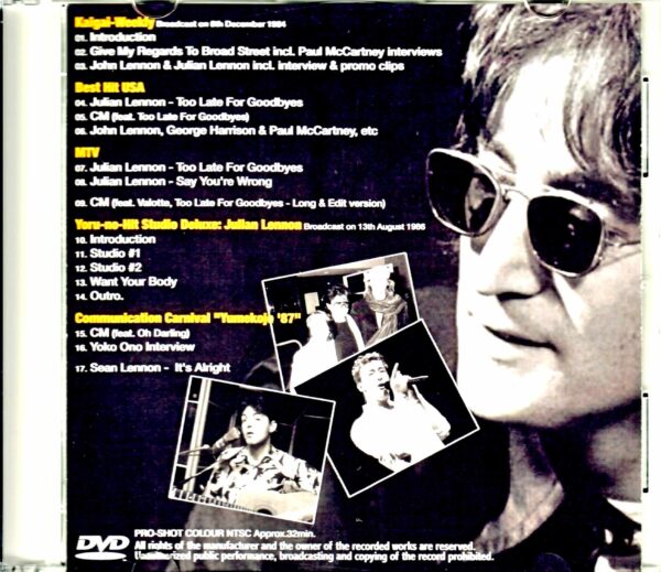 Julian・John・Sean Lennon,Paul McCartney,George Harrison/Japan TV 1984-1984 - Image 2