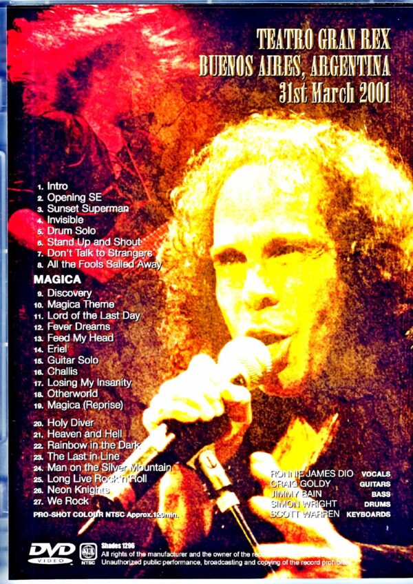 Dio/Argentina 2001 Upgrade - Image 2