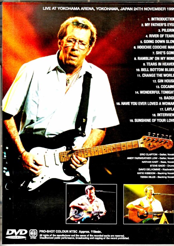 Eric Clapton/Yokohama Arena 1999 Kanagawa,Japan 1999 Upgrade - Image 2
