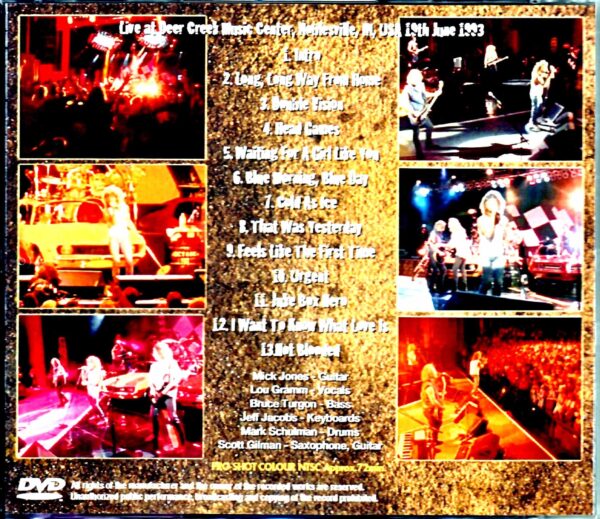Foreigner/IN, USA 1993 - Image 2