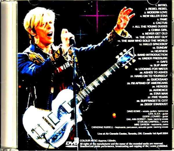 David Bowie/Canada 2004 - Image 2