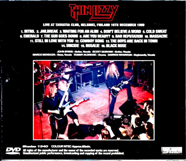 John Sykes Thin Lizzy/Finland 1999 - Image 2