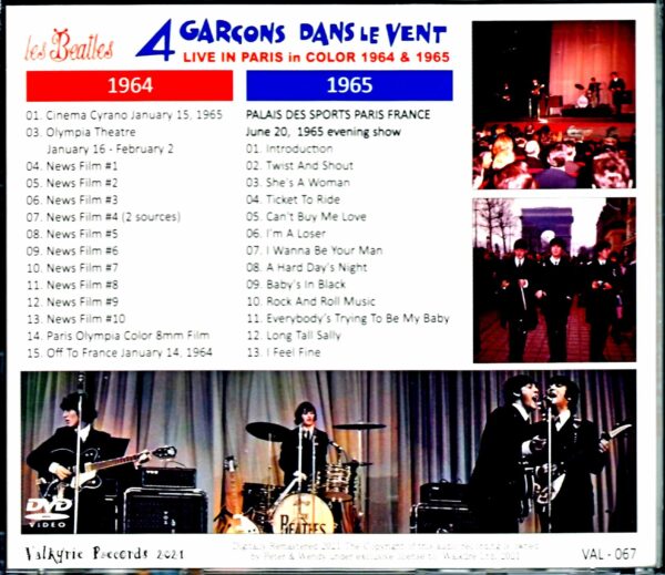 Beatles/Live in Paris Color Edition France 1964 & 1965 Color Edition - Image 2
