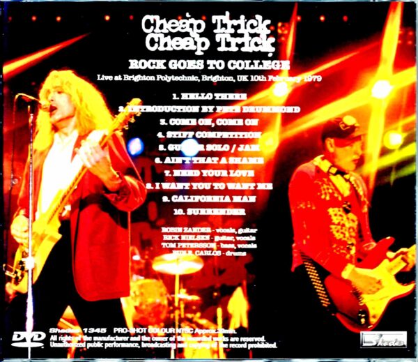 Cheap Trick/UK 1979 Best Quality - Image 2