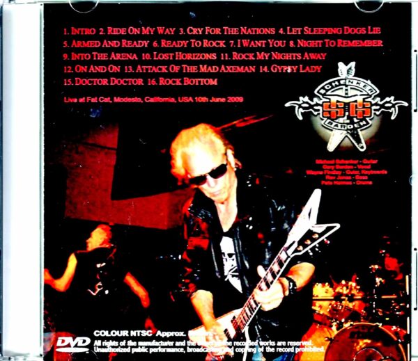 Michael Schenker Group/CA,USA 2009 Complete - Image 2