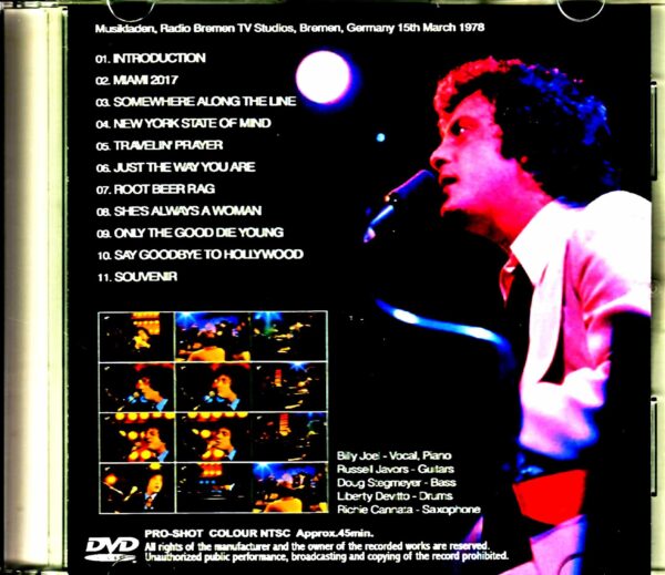 Billy Joel/Germany 1978 - Image 2