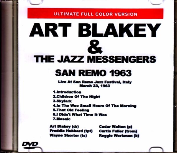 Art Blakey & the Jazz Messengers Wayne Shorter,Cedar Walton,Freddie Hubbard/Italy 1963 Full Color Version - Image 2