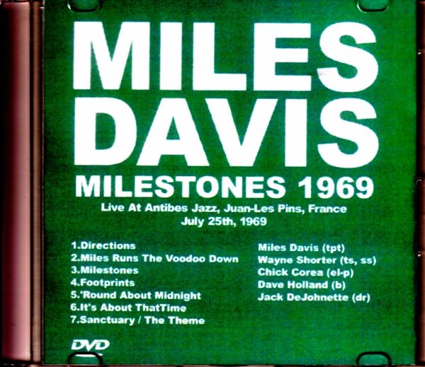 Miles Davis/Antibes Jazz 1969 France 1969 Fill Color Version - Image 2
