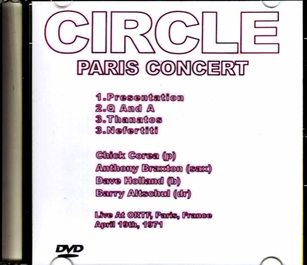 Circle Chick Corea, Anthony Braxton/France 1971 Full Color Edition - Image 2