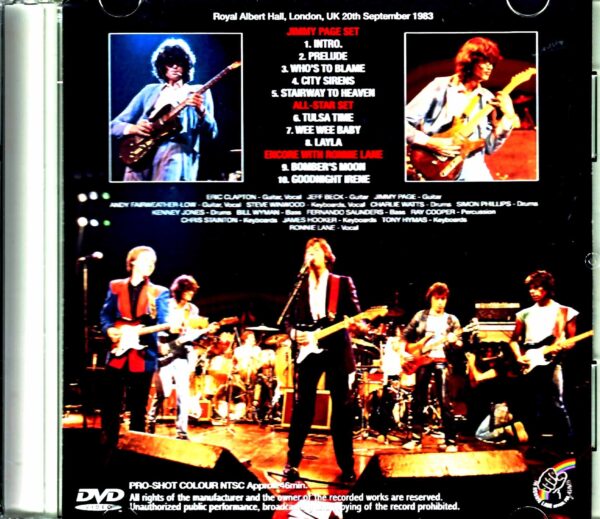 Jimmy Page Eric Clapton, Jeff Beck, Ronnie Lane, Steve Winwood Jimmy Page/London, UK 1983 - Image 2