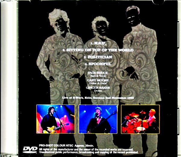 Jack Bruce Gary Moore Ginger Baker ex.Cream Gary Moore Jack Bruce/Germany 1993 - Image 2