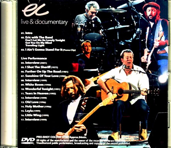Eric Clapton/Broadcast in Japan 2001 - Image 2