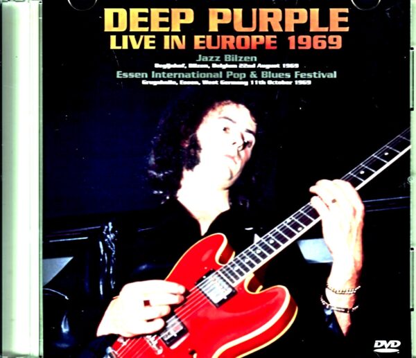 Deep Purple / Europe 1969 Jewel Version, a color version of a pro shot that symbolizes the period just before "IN ROCK"