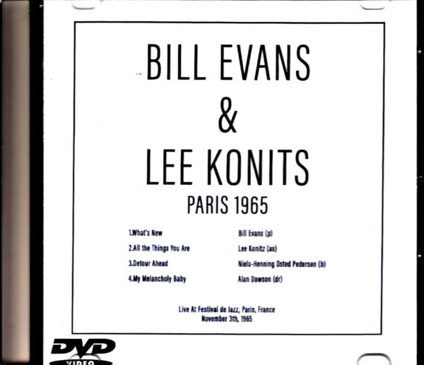 Bill Evans Lee Konits Bill Evans Lee Konits/Paris Jazz Festival 1965 Color Edition France 1965 Full Color Edition - Image 2