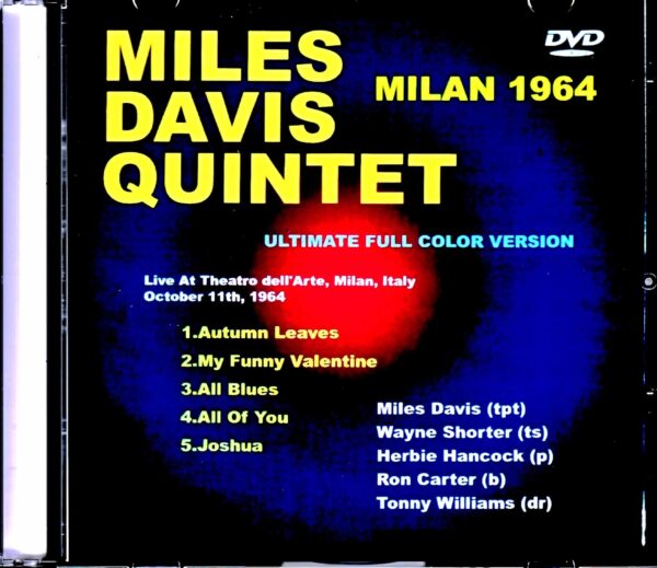 Miles Davis Quintet Wayne Shorter, Herbie Hancock Miles Davis/Italy 1964 Ultimate Full Color Version - Image 2