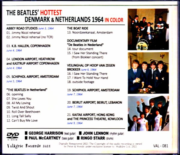 Beatles: Denmark & Netherlands 1964 Full Color Edition - Image 2
