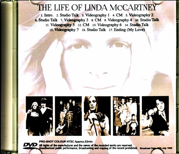Linda McCartney Linda McCartney/Linda McCartney Special Japanese Broadcast 1999 - Image 2