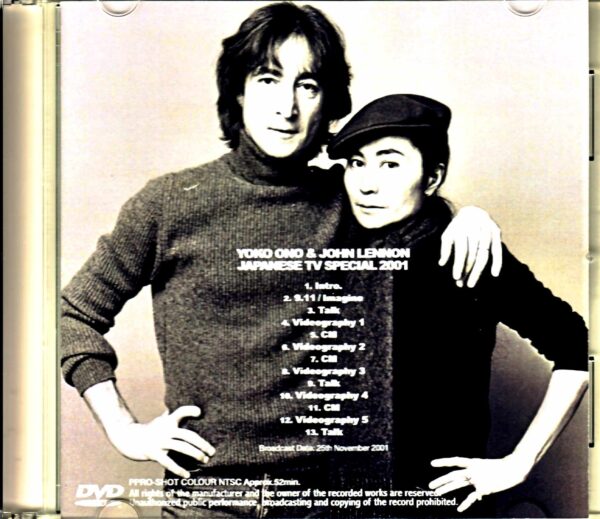 John Lennon Yoko Ono John Lennon Yoko Ono/John after the Beatles Japanese TV Special 2001 - Image 2