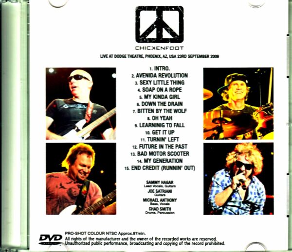 Chickenfoot Chickenfoot/AZ,USA 2009 Japanese Broadcast Edition - Image 2