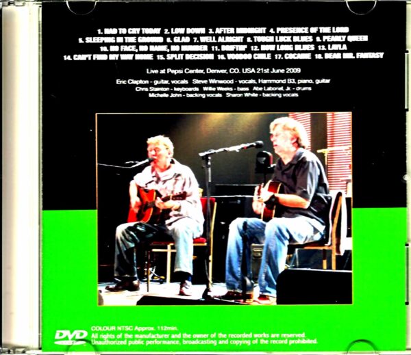 Eric Clapton Steve Winwood Eric Clapton Steve Winwood/CO,USA 2009 - Image 2