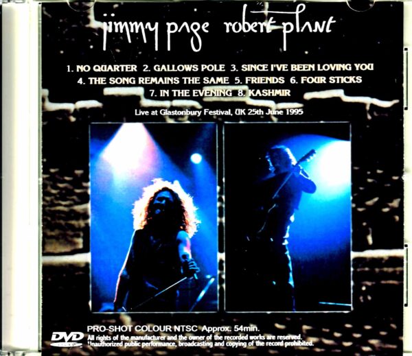 Jimmy Page Robert Plant Jimmy Page Robert Plant/England,UK 1995 Best Quality - Image 2